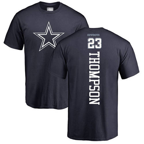 Men Dallas Cowboys Navy Blue Darian Thompson Backer #23 Nike NFL T Shirt->dallas cowboys->NFL Jersey